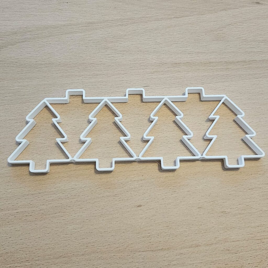 Christmas cookie or gingerbread mold